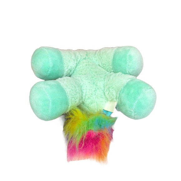 Manhattan Toy Unicorn Plush Mint Green Rainbow Silver Sparkle Heart Stuffed Toy - Picture 11 of 11